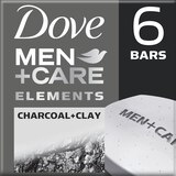 Dove Men+Care More Moisturizing Than Bar Soap Charcoal + Clay Body and Face Bar, thumbnail image