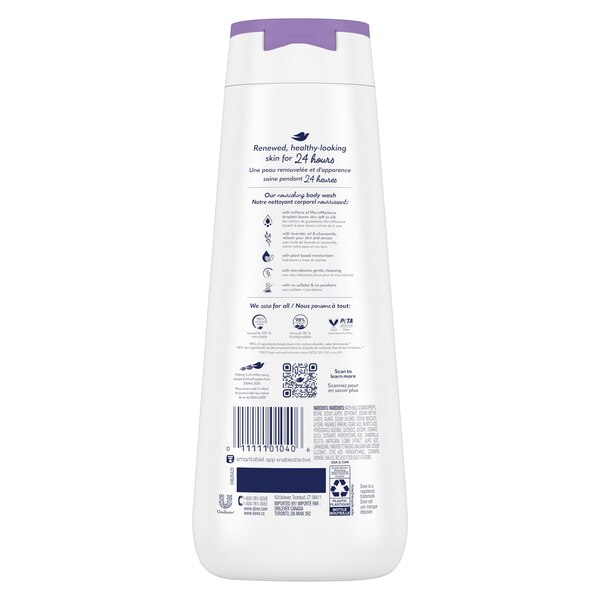 Dove Relaxing Lavender - Gel de baño, 20 oz