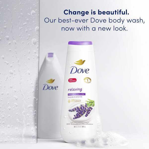 Dove Relaxing Lavender - Gel de baño, 20 oz