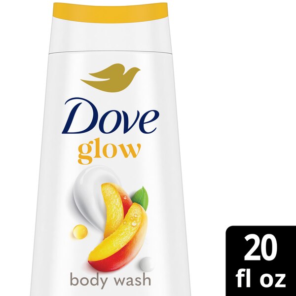 Dove Glowing Nourishing Body Wash, Mango & Almond Butters, 20 OZ