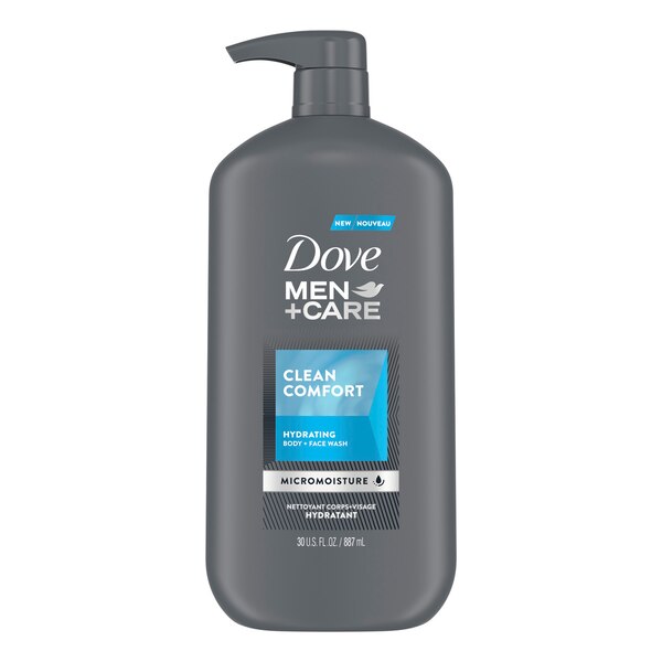 Dove Men+Care Clean Comfort Body and Face Wash