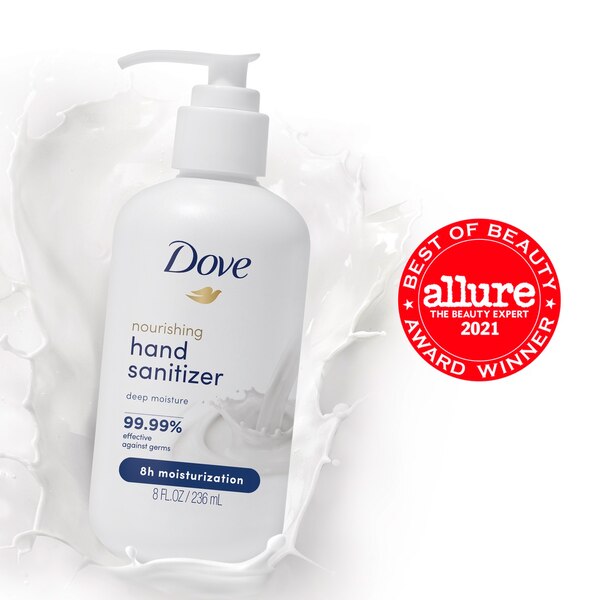 Dove Hand Sanitizer Deep Moisture, 8 OZ