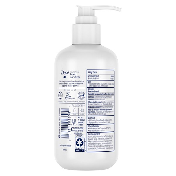 Dove Hand Sanitizer, 8 OZ