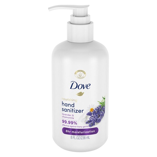 Dove Hand Sanitizer, 8 OZ