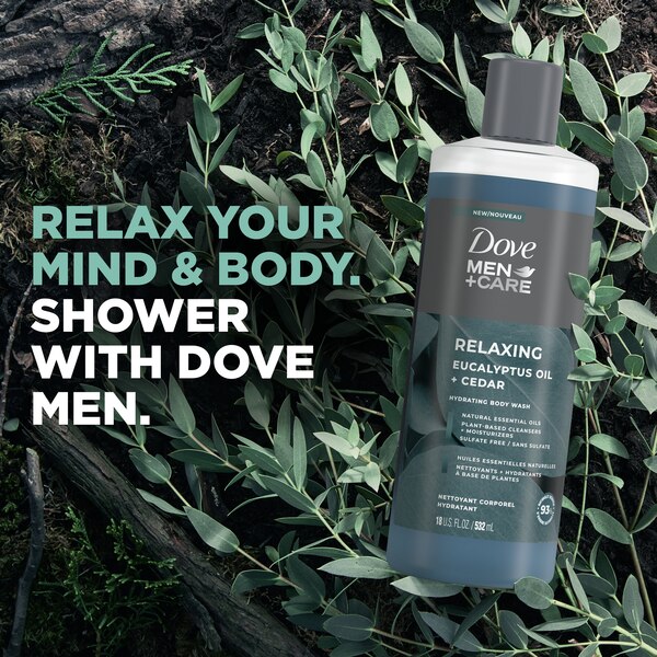 Dove Men+Care Hydrating Body Wash, 18 OZ