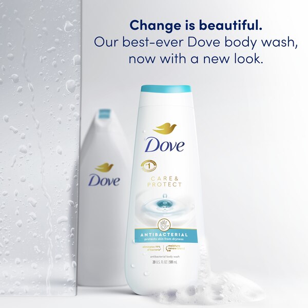 Dove Antibacterial Daily Use Body Wash, 20 OZ