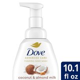 Dove Advanced Care Foaming Hand Wash, Coconut & Almond Milk, 10.1 oz, thumbnail image