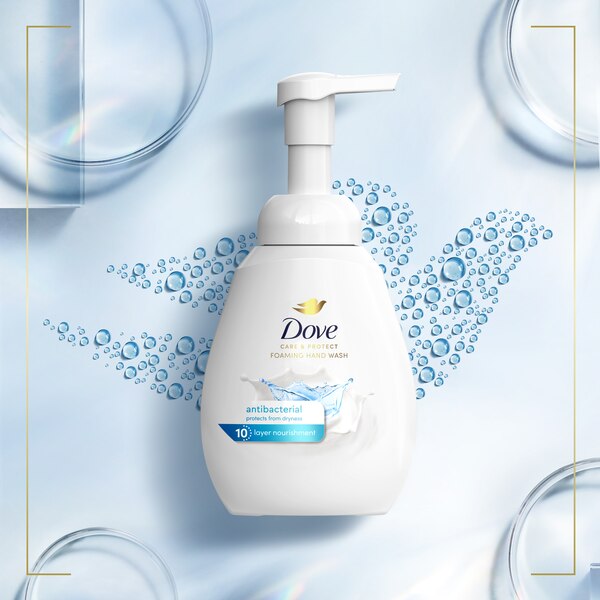 Dove Care & Protect Antibacterial Foaming Hand Wash, 10.1 oz