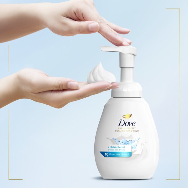 Dove Care & Protect Antibacterial Foaming Hand Wash, 10.1 oz