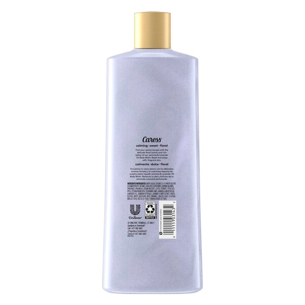 Caress Body Wash Jasmine & Lavender Oil, 18.6 OZ