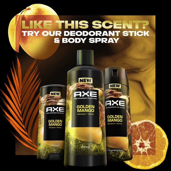 Axe Fine Fragrance Body Wash, Golden Mango, 18 OZ