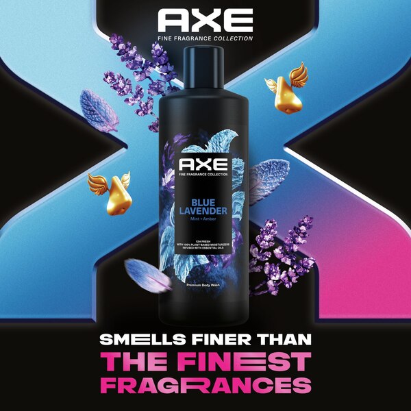 Axe Fine Fragrance Body Wash, Blue Lavendar, 18 OZ