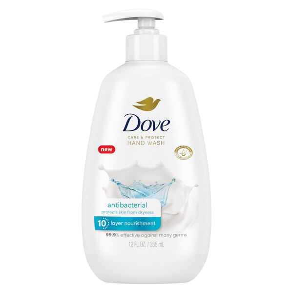Dove Care & Protect Antibacterial Hand Wash, 12 oz