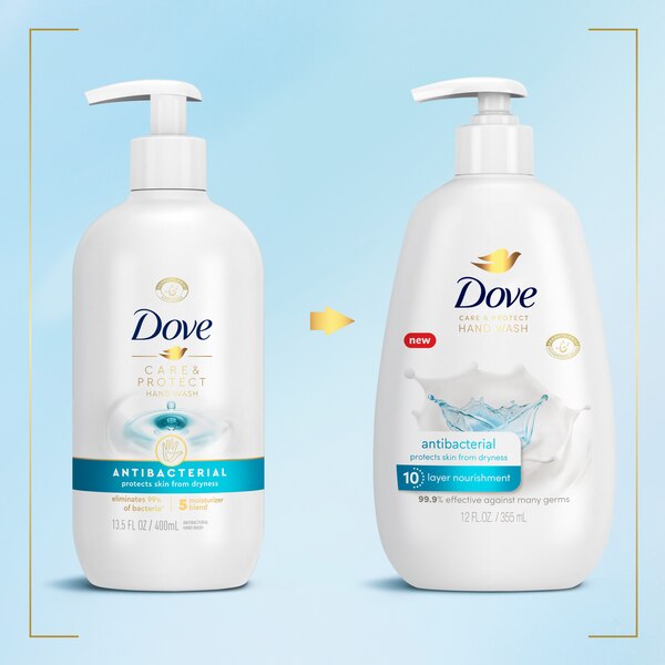 Dove Care & Protect Antibacterial Hand Wash, 12 oz