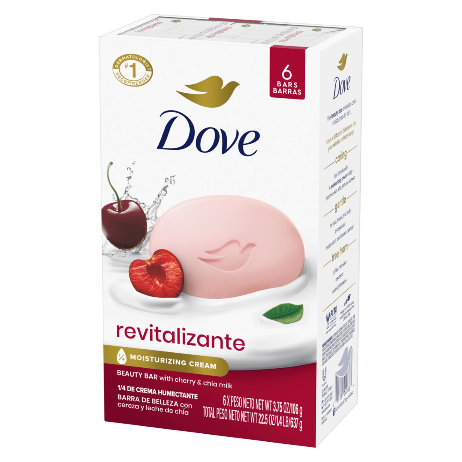 Dove Revitalizante Beauty Bar, 6 CT