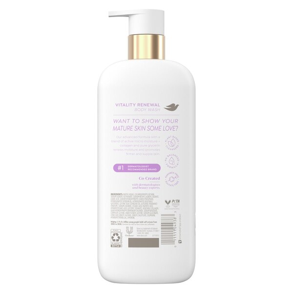 Dove Body Wash, Vitality Renewal, 18.5 oz 