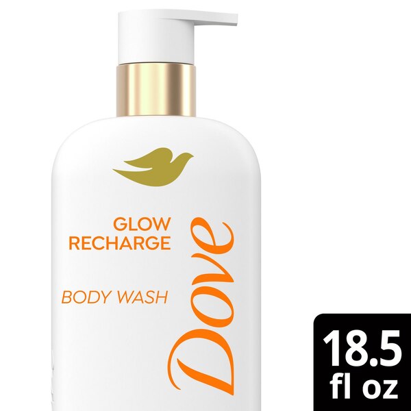 Dove Body Wash, Glow Recharge, 18.5 OZ