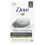 Dove Deep Exfoliating Beauty Bar Soap, 3.75 OZ, 6 Bars, thumbnail image