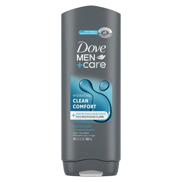 Dove Men+Care Clean Comfort Body and Face Wash