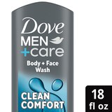 Dove Men+Care Clean Comfort Body and Face Wash, thumbnail image