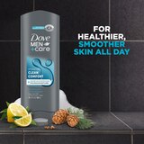 Dove Men+Care Clean Comfort Body and Face Wash, thumbnail image