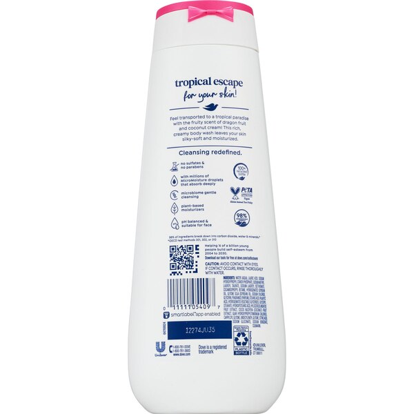 Dove Body Wash Dragon Fruit 20oz