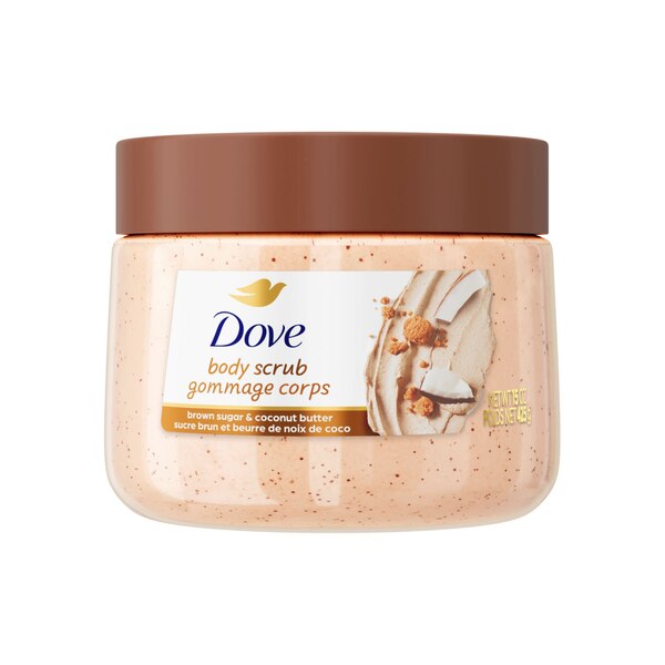 Dove Body Scrub, Brown Sugar + Coconut