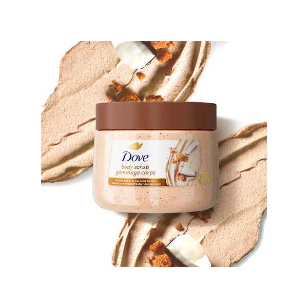Dove Body Scrub, Brown Sugar + Coconut