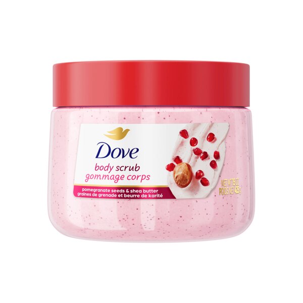 Dove Body Scrub, Pomegranate + Shea