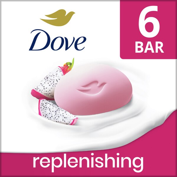 Dove Bar Soap, Dragonfruit & Coconut Cream, 22.5 oz