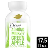 Dove Body Wash, Almond Milk & Green Apple, 17.5oz, thumbnail image