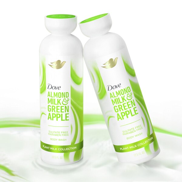 Dove Body Wash, Almond Milk & Green Apple, 17.5oz