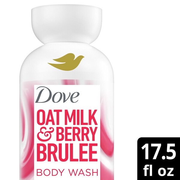 Dove Body Wash, Oat Milk & Berry Brulee 17.5 fl oz