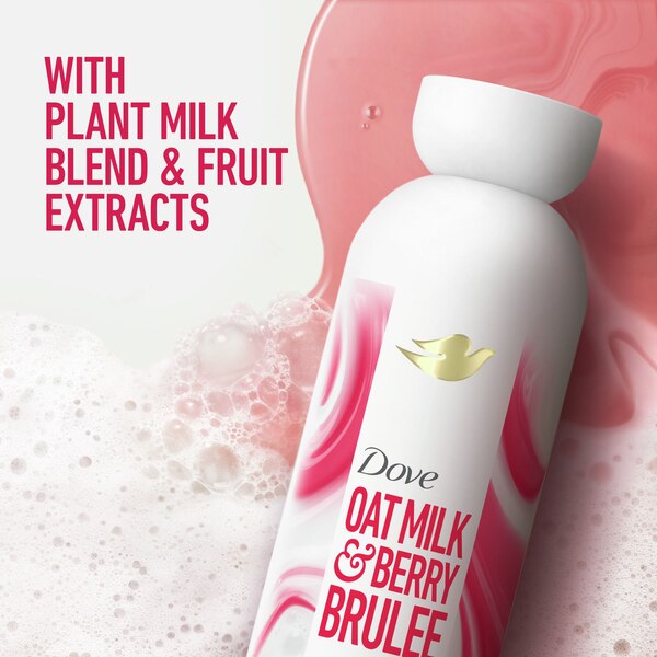 Dove Body Wash, Oat Milk & Berry Brulee 17.5 fl oz