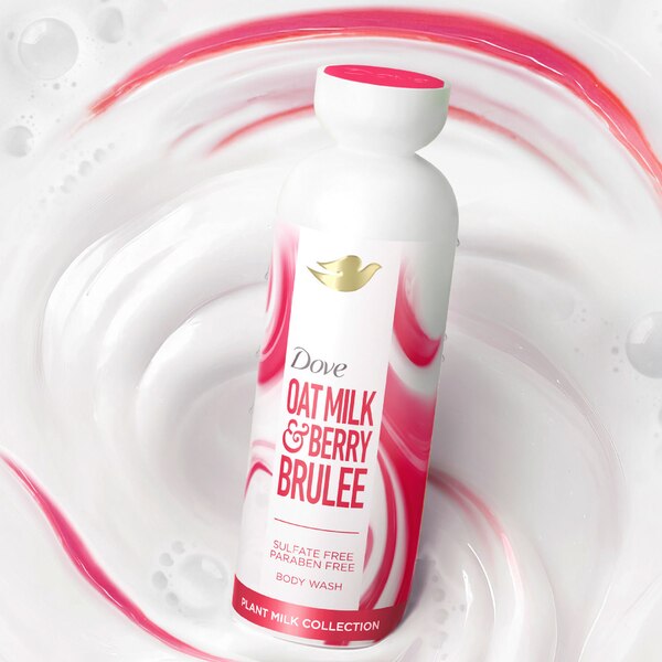 Dove Body Wash, Oat Milk & Berry Brulee 17.5 fl oz