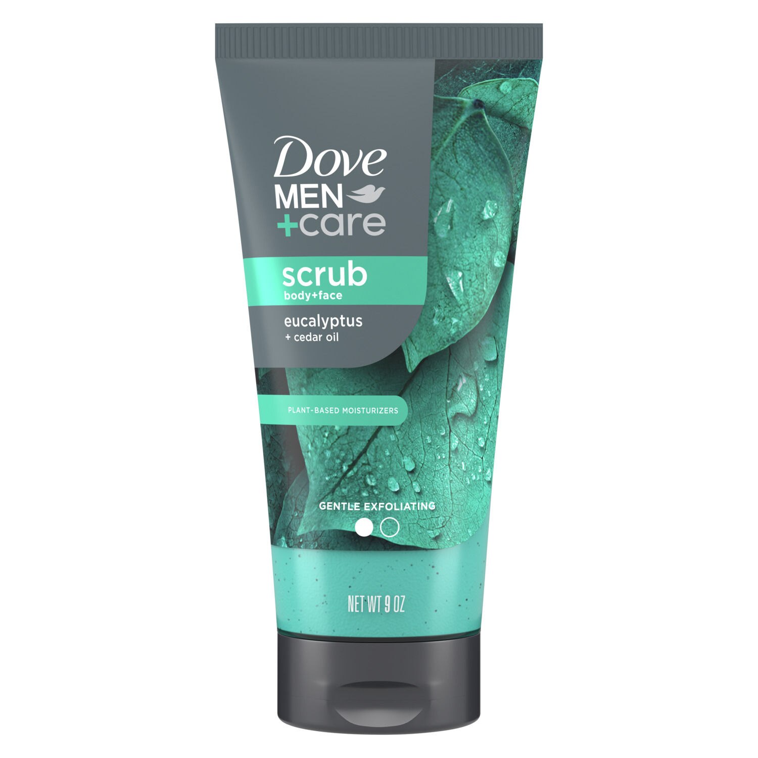 Dove Men+Care Body Scrub, Eucalyptus 9 OZ