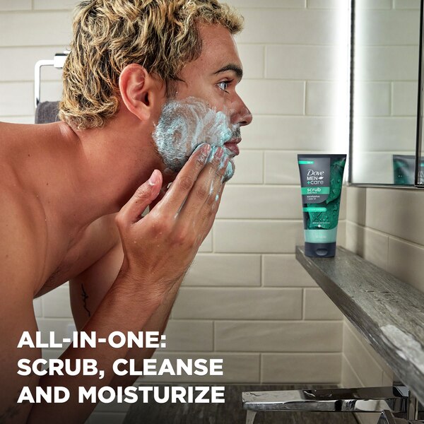 Dove Men+Care Body Scrub, Eucalyptus 9 OZ