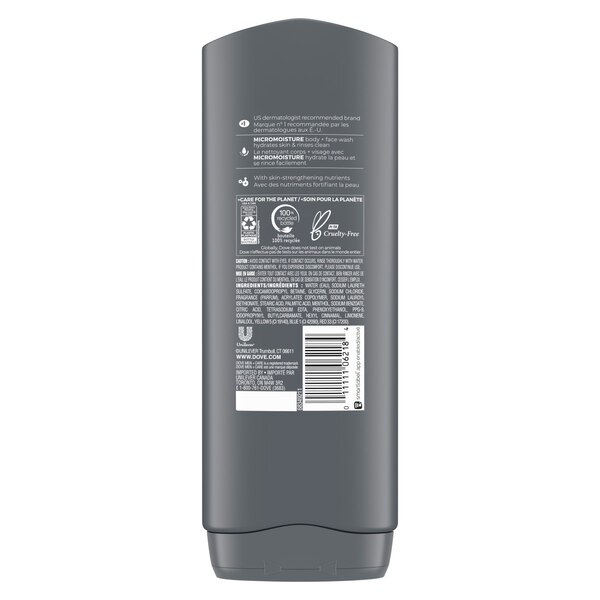 Dove Men+Care Extra Fresh Body and Face Wash for Dry Skin