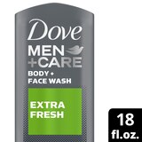 Dove Men+Care Extra Fresh Body and Face Wash for Dry Skin, thumbnail image