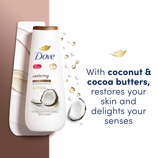 Dove Purely Pampering Body Wash, 20 OZ
