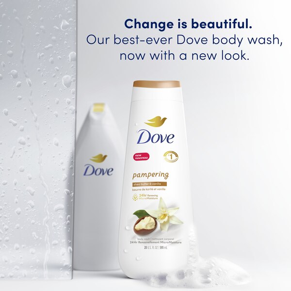 Dove Purely Pampering Body Wash, 20 OZ