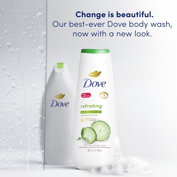 Dove go fresh Body Wash, 20 OZ