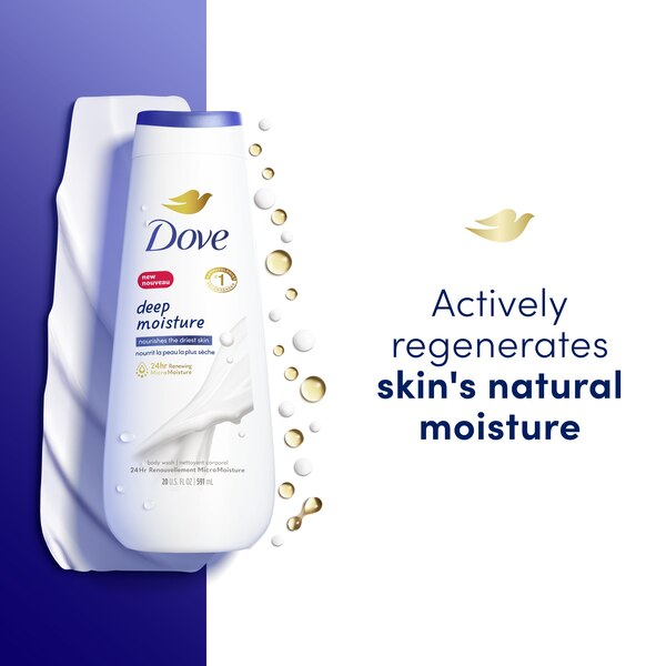 Dove Deep Moisture Body Wash, 11 OZ