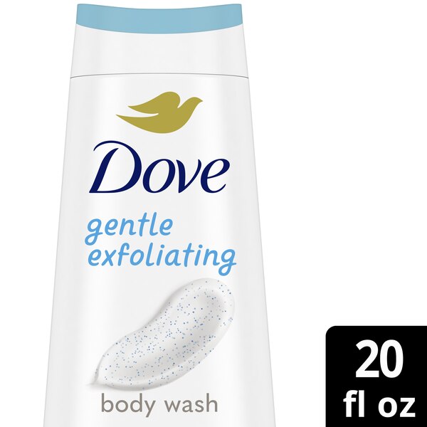 Dove Gentle Exfoliating Body Wash, 20 OZ