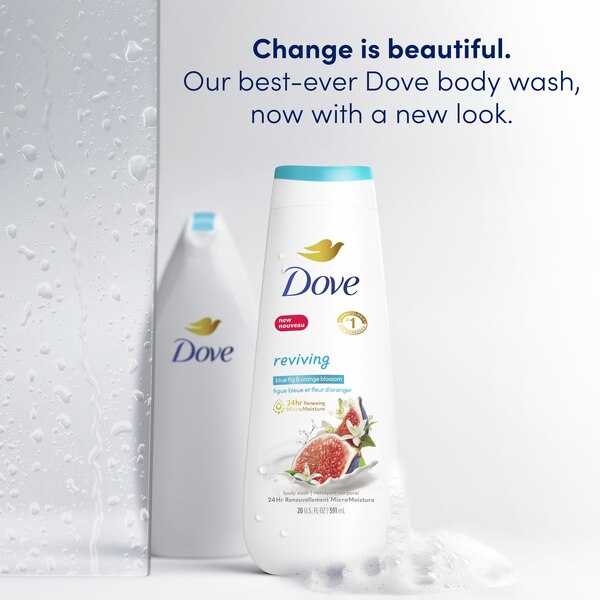 Dove go fresh - Gel de baño, 20 oz