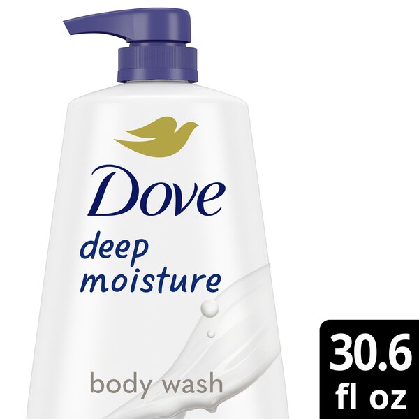 Dove Deep Moisture Body Wash, 30.6 OZ