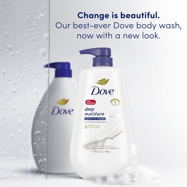 Dove Deep Moisture Body Wash, 30.6 OZ