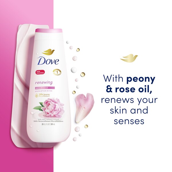 Dove Purely Pampering Body Wash, 20 OZ