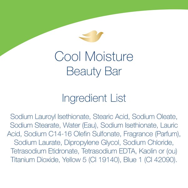 Dove go fresh Cucumber and Green Tea Beauty Bar, 4 OZ