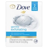 Dove Gentle Exfoliating Beauty Bar, 3.75, 2 CT, thumbnail image